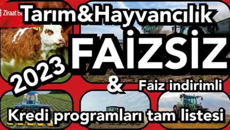 Tarım ve Hayvancılık Eğitim Programları